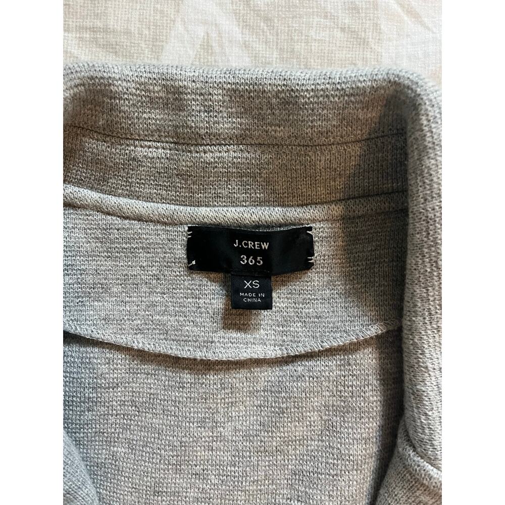 J.crew Sophie open front sweater blazer gray women’s size xs - Picture 3 of 10